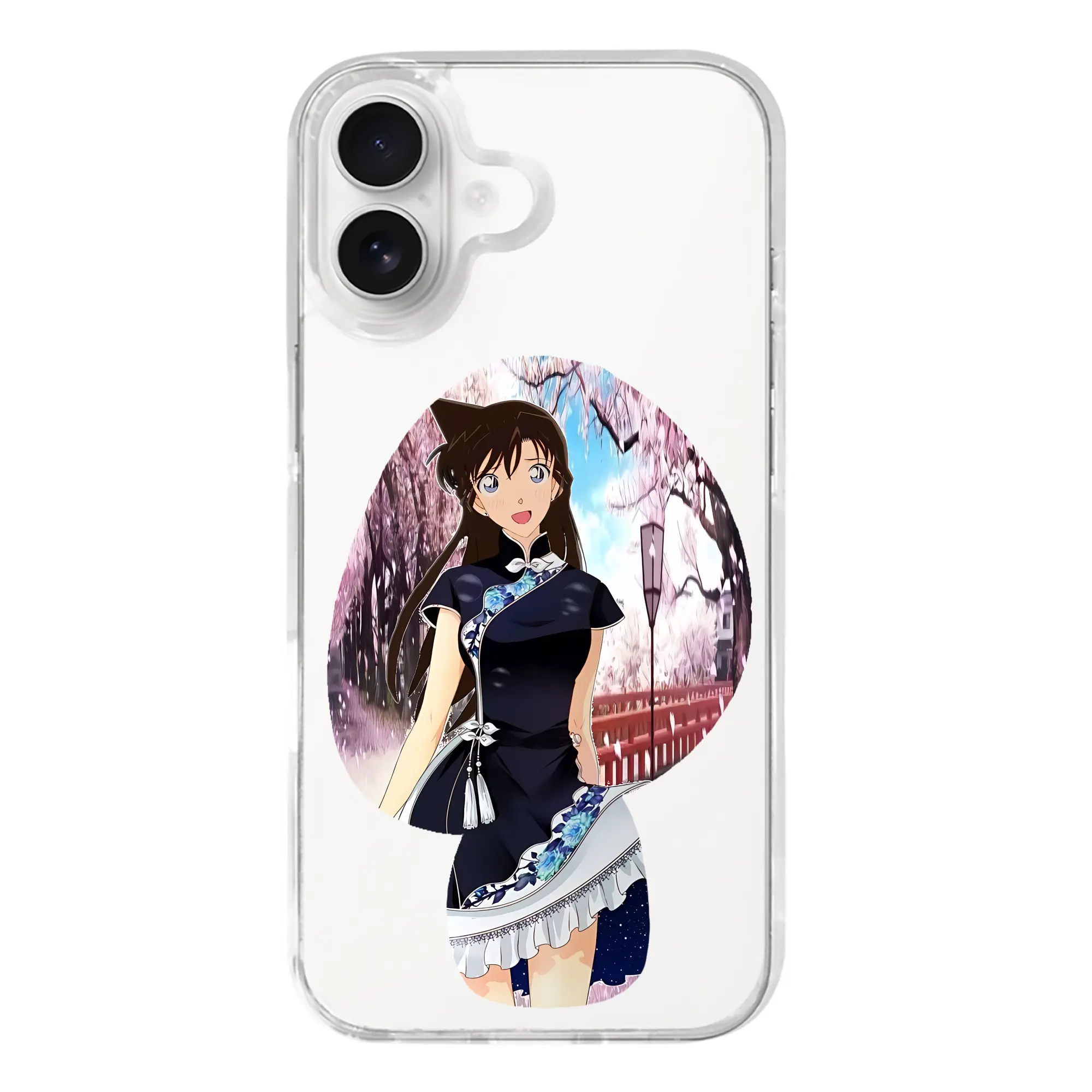 名探偵コナン グッズ 毛利 蘭 - iPhone 17シリーズ 透明スマホケース – 薄型・耐衝撃・精密フィット保護カバー